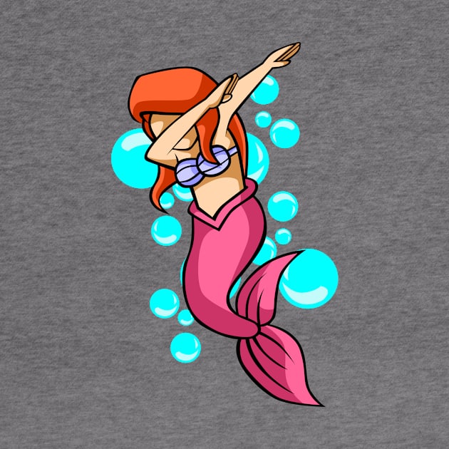 Dabbing Mermaid by teevisionshop